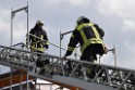 Dachstuhlbrand Koeln Poll Geislarerstr P539